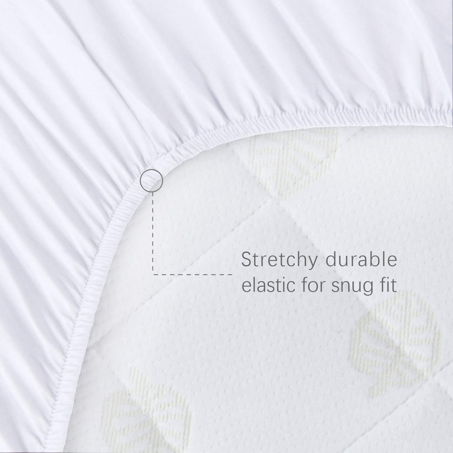 Quilted Bassinet Mattress Pads -  Compatible with Dream On Me Karley Bassinet, 2 Pack, Bamboo - Biloban Online Store