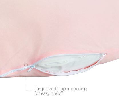 Pregnancy Pillow Cover - 100% organic Cotton, Pink
