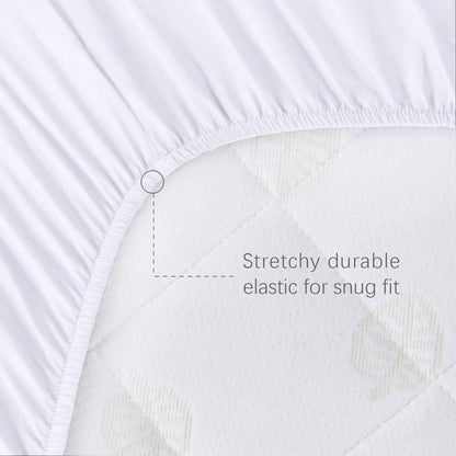 Bassinet Fitted Sheets compatible with MiClassic 2in1 Stationary & Rock Bassinet - 2 Pack, Cotton - Biloban Online Store