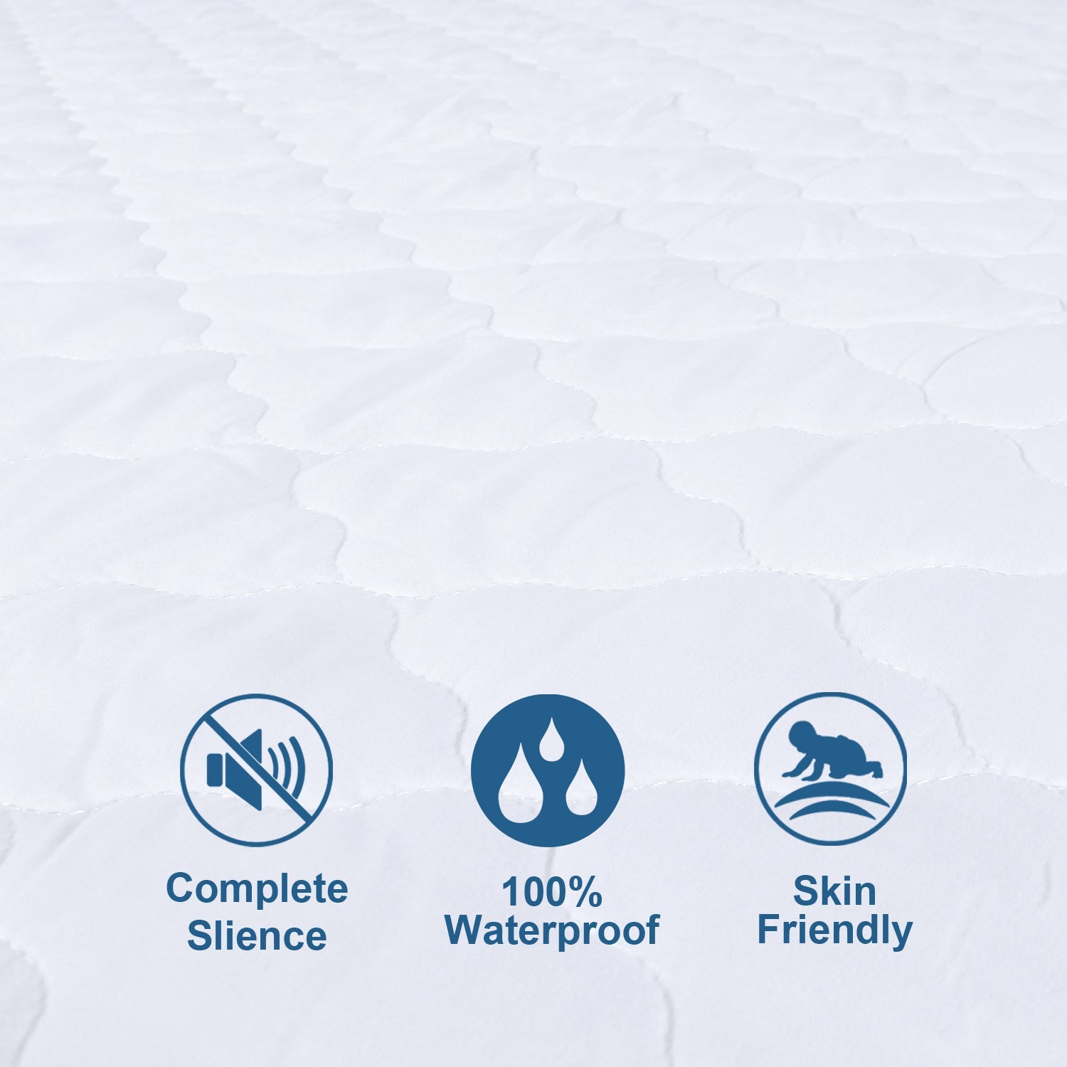 Waterproof Mattress Protector, Ultra Soft Microfiber Quilted， Fitted with Deep Pocket up to 14" Depth - Biloban Online Store