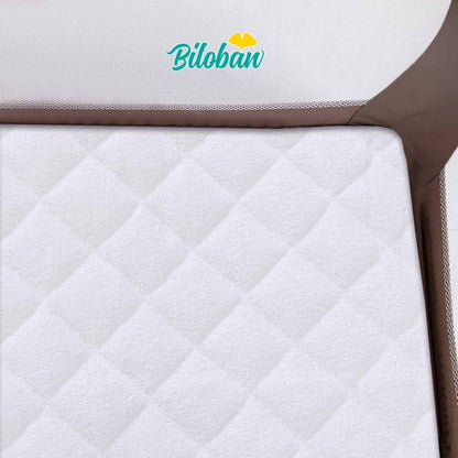 Pack N Play Mattress Pad Cover - Premium Bamboo, Smooth & Soft - Biloban Online Store