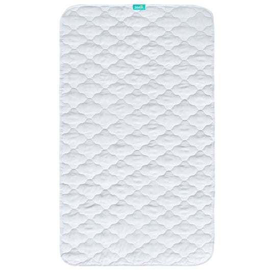 Waterproof Crib Mattress Protector Pad | Bed Pad Mat - 52" x 28", Anti Slip & Durable, White - Biloban Online Store